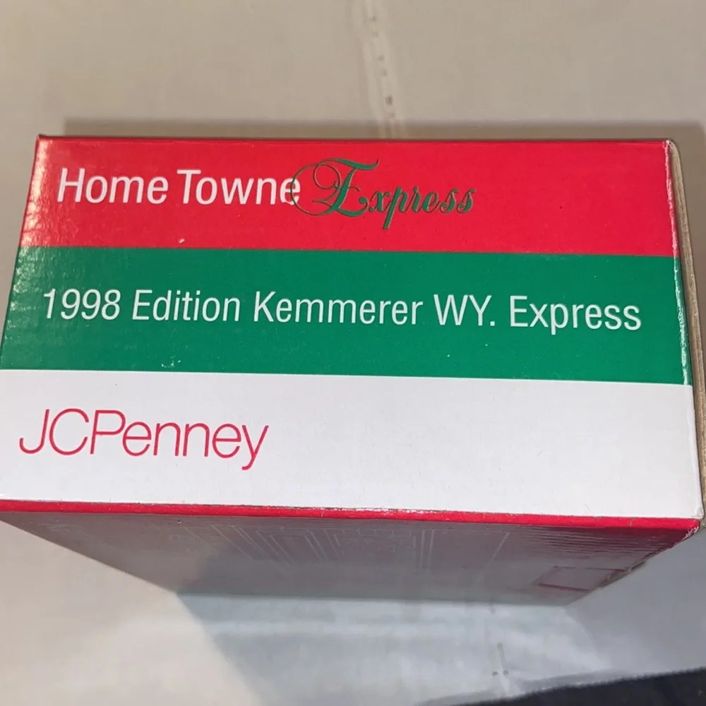 New in box vtg Home Towne Express 1998 Edition Kemnerer WY. Express by JC Penny